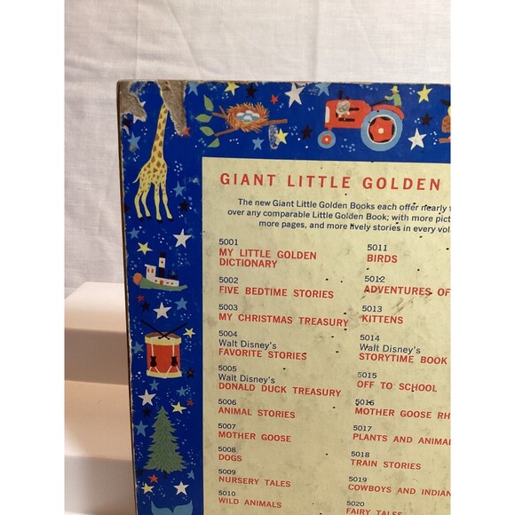 Captain Kangaroo Giant Little Golden Book 1959 "A" Edition 3 Stories 1 Book HB - Picture 7 of 16